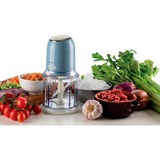 Ariete 0438/05 0,6 L 400 W Azul claro, Trituradora celeste/Crema, 0,6 L, Azul claro, Acero inoxidable, Botones, 400 W, 125 mm