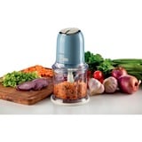 Ariete 0438/05 0,6 L 400 W Azul claro, Trituradora celeste/Crema, 0,6 L, Azul claro, Acero inoxidable, Botones, 400 W, 125 mm