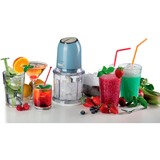 Ariete 0438/05 0,6 L 400 W Azul claro, Trituradora celeste/Crema, 0,6 L, Azul claro, Acero inoxidable, Botones, 400 W, 125 mm