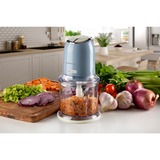 Ariete 0438/05 0,6 L 400 W Azul claro, Trituradora celeste/Crema, 0,6 L, Azul claro, Acero inoxidable, Botones, 400 W, 125 mm