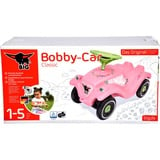 BIG Bobby Car Classic Flower Correpasillos con forma de coche, Tobogán rosa/Verde claro, 1 año(s), 4 rueda(s), Plástico, Rosa, Verde