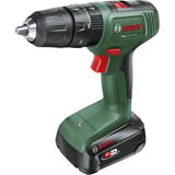 Bosch Easy Impact 18V-40 163 RPM Sin llave 1,4 kg Negro, Verde, Taladro/destornillador verde/Negro, Taladro de pistola, Sin llave, Sin escobillas, Negro, Verde, 1,3 cm, 163 RPM
