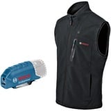 Bosch Heat+Jacket GHV 12+18V Kit talla 2XL, Ropa de trabajo negro