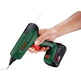 Bosch Pistola de pegamento caliente a batería AdvancedGlue 18V, Pistolas termoencoladoras verde/Negro