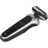 Braun Series 7 71-S7200cc Máquina de afeitar de láminas Recortadora Negro, Plata plateado/Negro, Máquina de afeitar de láminas, Negro, Plata, Botones, Batería, 50 min, 5 min