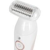 Braun Silk-épil 9 Flex 9-360 3D 40 pinzas Rosa, Blanco, Depiladora blanco/Oro rojo, Rosa, Blanco, 40 pinzas, MicroGrip, 0,5 mm, Batería, Batería integrada