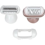 Braun Silk-épil 9 Flex 9-360 3D 40 pinzas Rosa, Blanco, Depiladora blanco/Oro rojo, Rosa, Blanco, 40 pinzas, MicroGrip, 0,5 mm, Batería, Batería integrada