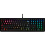 CHERRY G80-3000N RGB teclado Universal USB QWERTY Internacional de EE.UU. Negro negro, Alámbrico, USB, Interruptor mecánico, QWERTY, LED RGB, Negro