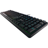 CHERRY G80-3000N RGB teclado Universal USB QWERTY Internacional de EE.UU. Negro negro, Alámbrico, USB, Interruptor mecánico, QWERTY, LED RGB, Negro