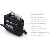 DICOTA Eco Top Traveller BASE maletines para portátil 43,9 cm (17.3") Maletín Toploader Negro negro, Maletín Toploader, 43,9 cm (17.3"), Tirante para hombro, 850 g