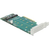 DeLOCK 89045 tarjeta y adaptador de interfaz Interno M.2, Controlador PCIe, M.2, Perfil bajo, PCIe 4.0, 5 - 50 °C, -25 - 70 °C