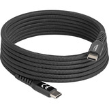 DeLOCK Cable USB-C 2.0 con revestimiento textil magnético negro
