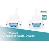 Digitus Cable de conexión Null-Modem beige