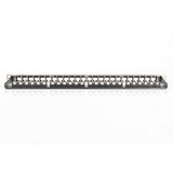 Digitus Panel de parcheo modular de alta densidad, 24 puertos, montaje en rack, apantallado, Patch Panel negro