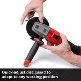EINHELL 4431154, AXXIO 18/115, Amoladora angular rojo/Negro