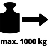 EINHELL TC-LW 1000 1000 kg, Torno rojo, 1000 kg, 2,2 m, 4,8 mm