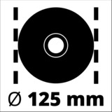 Einhell TE-AG 125/1010 CE Q, Amoladora angular rojo/Negro