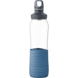 Emsa N3100200, Botella de agua transparente/Azul