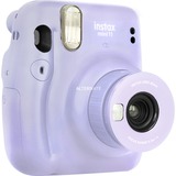 Fujifilm Instax Mini 11 62 x 46 mm Lila, Púrpura, Cámara instantánea violeta claro, 0,3 - 2,7 m, 6,5 s, Auto, 1/250 s, 0,5 s, Electrónico