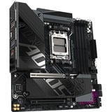 GIGABYTE B850M AORUS ELITE WIFI6E Placa base - Procesadores AMD Ryzen serie 9000, VRM digital de 12+2+2 fases, hasta 8200 MHz DDR5 (O.C.), 1x M.2 PCIe 5.0 + 1x M.2 PCIe 4.0, Wi-Fi 6E, LAN 2.5 GbE, USB 3.2 Gen 2 negro, VRM digital de 12+2+2 fases, hasta 8200 MHz DDR5 (O.C.), 1x M.2 PCIe 5.0 + 1x M.2 PCIe 4.0, Wi-Fi 6E, LAN 2.5 GbE, USB 3.2 Gen 2, AMD, Zócalo AM5, AMD Ryzen 7000 Series, AMD Ryzen 8000 Series, AMD Ryzen 9000 Series, Zócalo AM5, DDR5-SDRAM, 256 GB