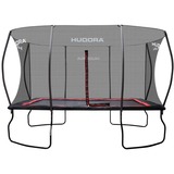 HUDORA 4Square Trampolín 244x366, Aparato para fitness negro/Rojo