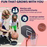 HUDORA Soporte de baloncesto Start 305, Aparato para fitness rojo/Negro