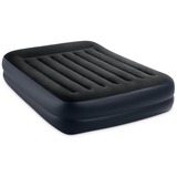 Intex 64124NP colchón hinchable Azul, Cama de aire negro, Bomba de aire incorporada