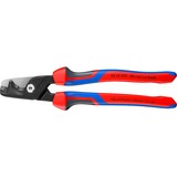 KNIPEX 95 12 225, Alicates de corte rojo/Azul