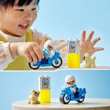 LEGO DUPLO 10967 Moto de Policía, Moto de Juguete de Aprendizaje para Niños, Juegos de construcción Moto de Juguete de Aprendizaje para Niños, Juego de construcción, 2 año(s), Plástico, 5 pieza(s), 124 g