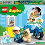 LEGO DUPLO 10967 Moto de Policía, Moto de Juguete de Aprendizaje para Niños, Juegos de construcción Moto de Juguete de Aprendizaje para Niños, Juego de construcción, 2 año(s), Plástico, 5 pieza(s), 124 g