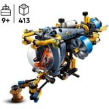LEGO Technic Submarino de Aguas Profundas, Juegos de construcción Juego de construcción, 9 año(s), Plástico, 413 pieza(s), 574 g