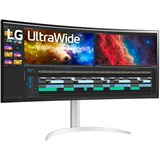 LG 38BQ85C, Monitor de gaming negro/blanco