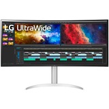 LG 38BQ85C, Monitor de gaming negro/blanco