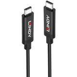 Lindy 43308 cable USB USB 3.2 Gen 2 (3.1 Gen 2) 5 m USB C Negro negro, 5 m, USB C, USB C, USB 3.2 Gen 2 (3.1 Gen 2), 10 Gbit/s, Negro