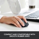 Logitech M235 ratón Oficina Ambidextro RF inalámbrico Óptico 1000 DPI negro/Gris, Ambidextro, Óptico, RF inalámbrico, 1000 DPI, Gris