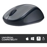 Logitech M235 ratón Oficina Ambidextro RF inalámbrico Óptico 1000 DPI negro/Gris, Ambidextro, Óptico, RF inalámbrico, 1000 DPI, Gris