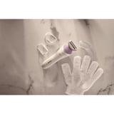 Philips 6000 series Lady Shaver Series 6000 BRL136/00 Afeitadora sin cable. Uso en seco y húmedo, Máquina de afeitar blanco, Máquina de afeitar de láminas, 1 cabezal(es), Rosa, Blanco, Níquel, Ergonómico, Batería