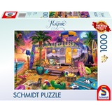 Schmidt Spiele Jeff Haynie: Con la caravana en el mar, Puzzle 
