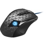 Sharkoon Drakonia Black Gaming Mouse, Ratones para gaming negro, mano derecha, Laser, USB tipo A, 8200 DPI, Negro
