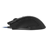 Sharkoon Drakonia Black Gaming Mouse, Ratones para gaming negro, mano derecha, Laser, USB tipo A, 8200 DPI, Negro
