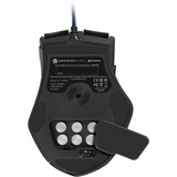 Sharkoon Drakonia Black Gaming Mouse, Ratones para gaming negro, mano derecha, Laser, USB tipo A, 8200 DPI, Negro