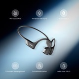 Shokz OpenRun Pro 2, Auriculares con micrófono negro