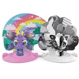 Spin Master Paquete de 2 figuras coleccionables transformables de mariposa Rainbow y zorro Black and White y accesorios Happitat, Muñecos Zoobles Paquete de 2 figuras coleccionables transformables de mariposa Rainbow y zorro Black and White y accesorios Happitat, Animal, 5 año(s), Multicolor