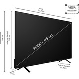 Telefunken XU55TO750S, Televisor LED negro