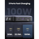 UGREEN 25188 batería externa 20000 mAh Gris, Banco de potencia gris, 20000 mAh, Power Delivery 3.0, Gris