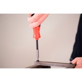 Wiha Destornillador con cargador de puntas LiftUp 25, 1/4" negro/Rojo