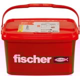 fischer Tacos SX Plus 10x50 en cubo, Pasador gris claro