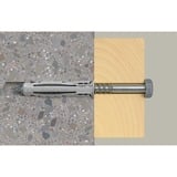 fischer Tacos SX Plus 10x50 en cubo, Pasador gris claro