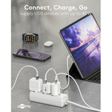 goobay Cargador rápido Nano USB-C PD GaN 45 W blanco