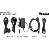 iiyama ProLite T1721MSC-B3, Monitor LED negro (mate)